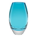 9" Aqua Radiant Vase